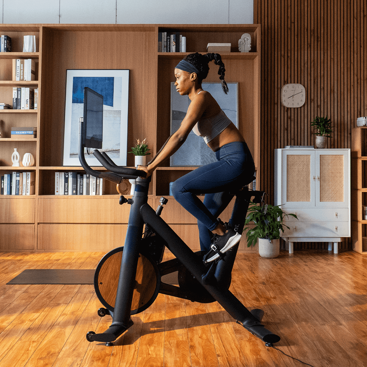 freebeat lit bike black exercise bike at home for fitness lover