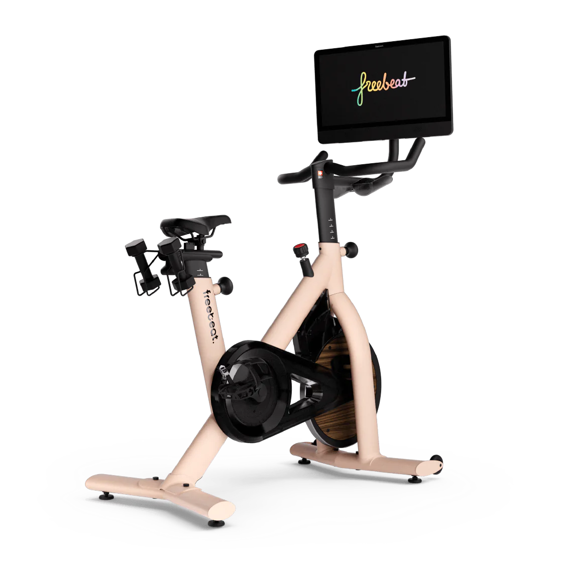 freebeat Lit Bike beige spin bike for home gym