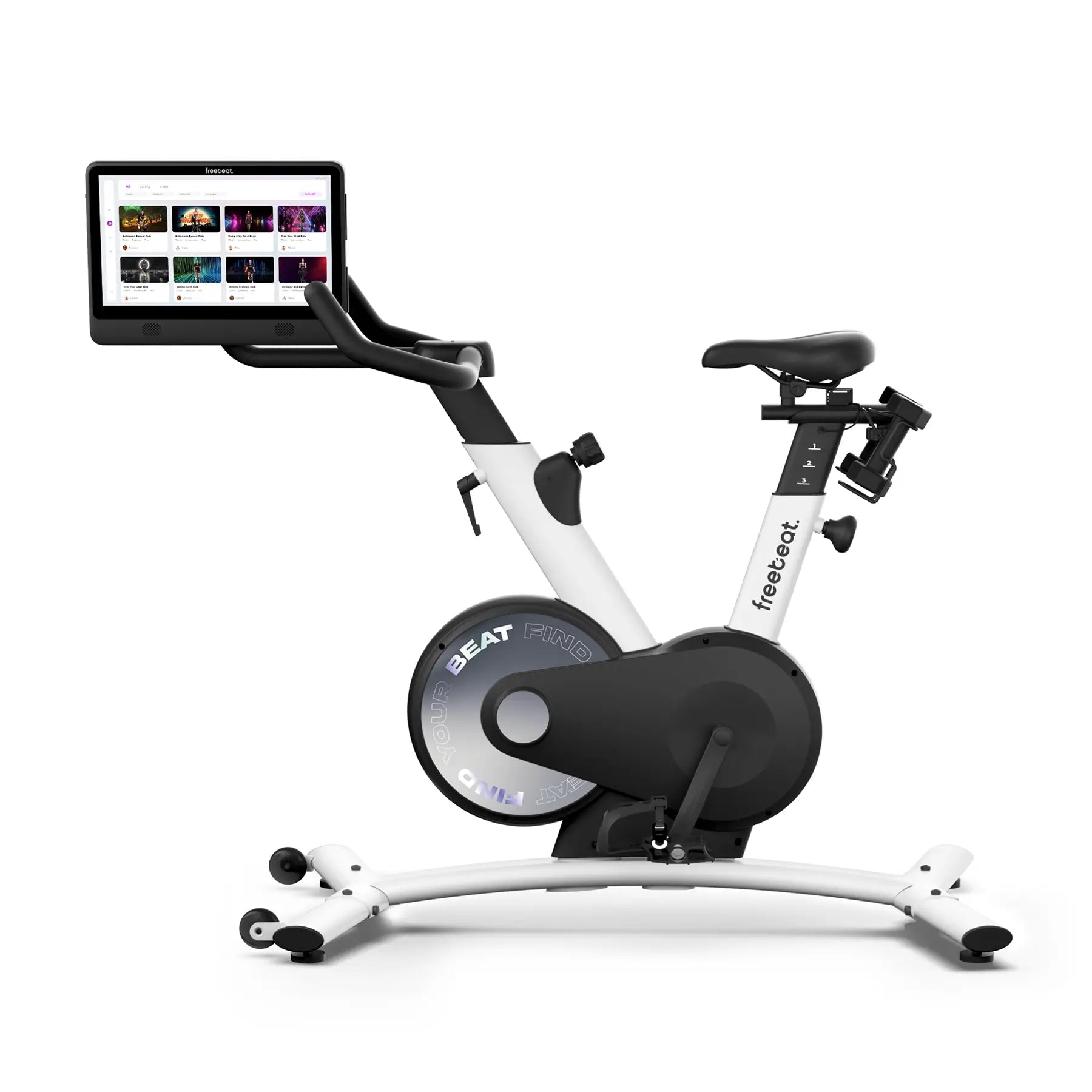 White exercise bike deals