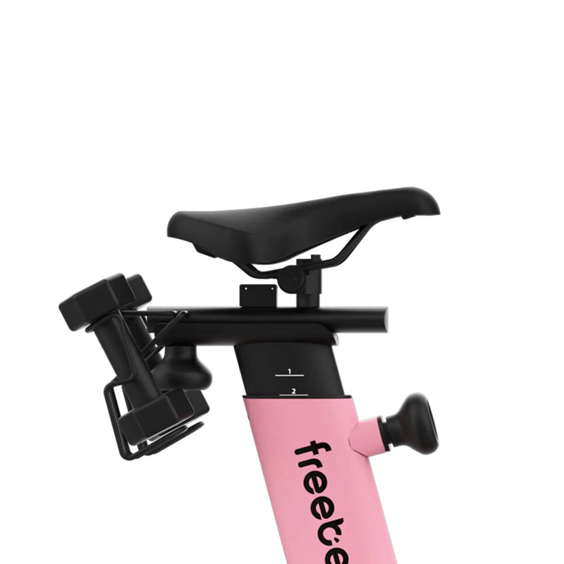 freebeat pink exercise bike with auto saddle detetion for the best indoor cycling experience