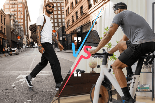 Exercise Bike Vs. Walking: Full Guide & Comparison