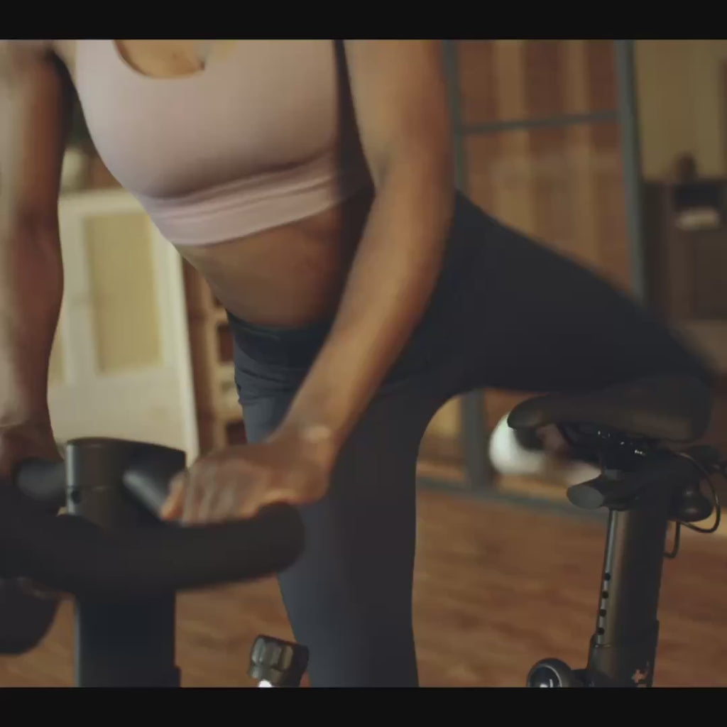 freebeat lit bike comes with expert indoor cycling classes