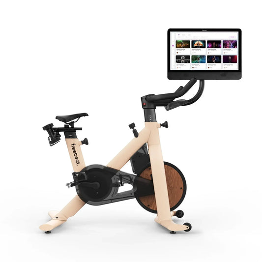 freebeat lit bike beige exercise bike