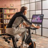 freebeat black stationary bike for seniors